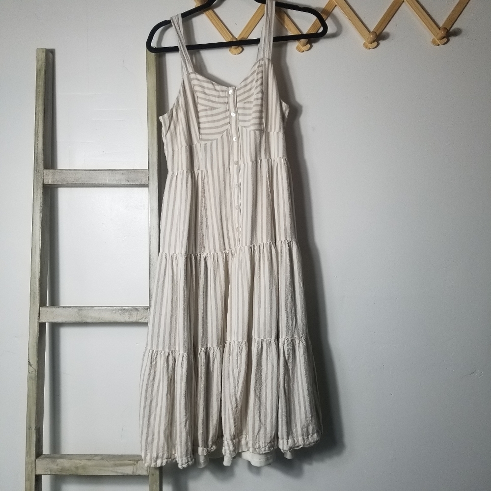 MAURICES WOMEN'S SLEEVELESS STRIPED DRESS SIZE 12